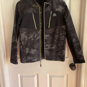 Snozu Kids Ski Jacket - Black Camo